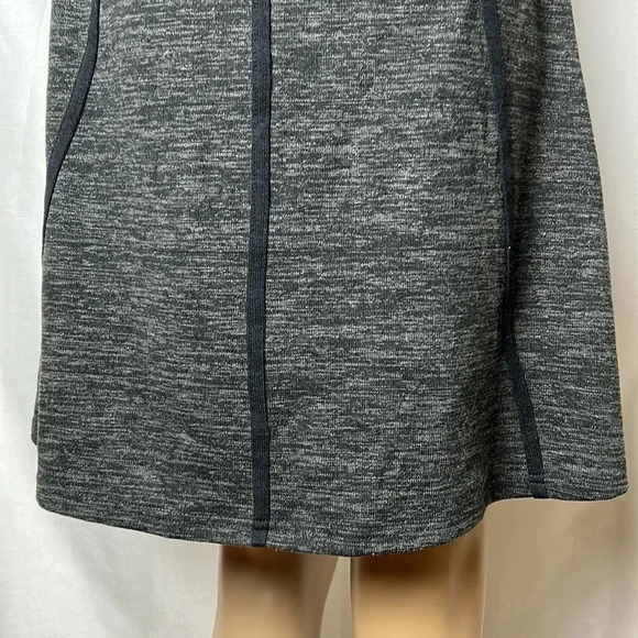 Nwt  vintage grey  sweater dress, Sm, cowl neck ,slimming lines,Whimsigoth,goth - Picture 11 of 16